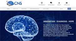 Desktop Screenshot of neurologicstudies.com