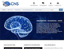 Tablet Screenshot of neurologicstudies.com